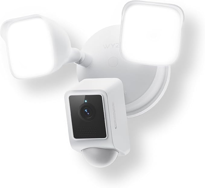WYZE Floodlight Camera v2, Security Camera Outdoor, 2K HD by WYZE