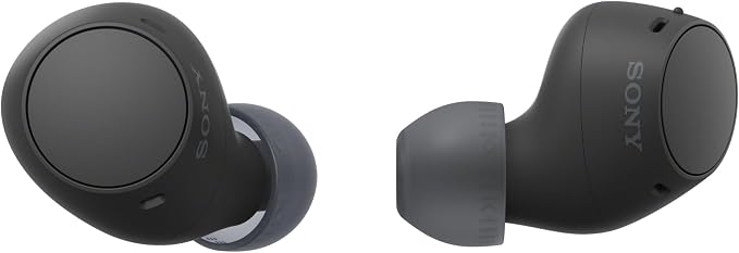 Sony WF-C510 Truly Wireless Bluetooth Earbud Headphones, Black | Comfortable & Compact Fit, Up to 22 Hours of Battery, Multipoint Connection, Ambient Sound Mode. IPX4 Water Resistant by Unknown
