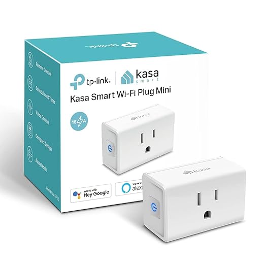 Kasa Smart Plug Ultra Mini 15A, Smart Home Wi-Fi Outlet Works by KasaSmartbyTP-Link
