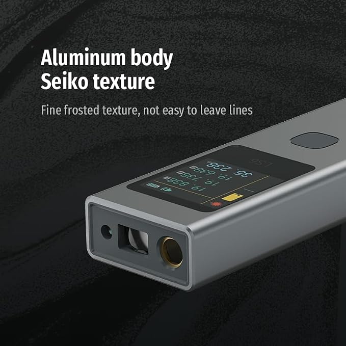 3-in-1 Laser Distance Measurer, Visual Alignment Beam, Pythagorean Theorem - Image 4