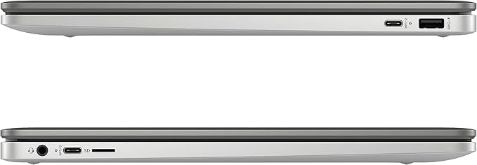 HP 15.6 HD Premium Chromebook, Intel Celeron N Processor 3.7GHz Turbo Speed, 8GB Ram, 64GB SSD, Ultra-Fast WiFi Up to 1700 Mbps, Chrome OS, Arctic Sliver - Image 4