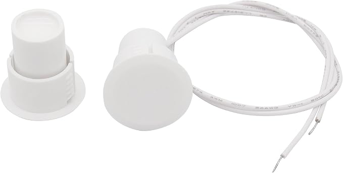 10PCS Recessed Wired Security Window Door Contact Sensor, Normally Closed NC - Image 5