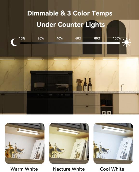 6-Pack 8-Inch Under Cabinet Lighting - Image 4