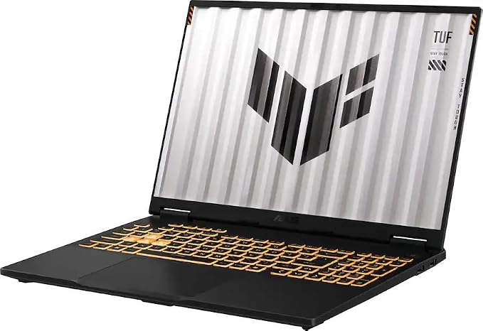 ASUS TUF Gaming F16 Laptop, 16" FHD+ 165Hz LCD 300nits, NVIDIA GeForce RTX5060, Intel Core i7-14650HX, 32GB DDR5 RAM 2TB SSD, WiFi6E, RGB Backlit KB, Win11, Jaeger Gray, w/2TB USB Drive, W/GaLiMu - Image 3