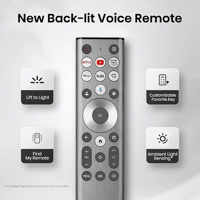 Hisense 75U8QGKIT1 75 inch Class U8 Series 4K Mini LED QLED Smart Google TV UHD HDR Dolby Vision Dolby Atmos 14 - Image 6