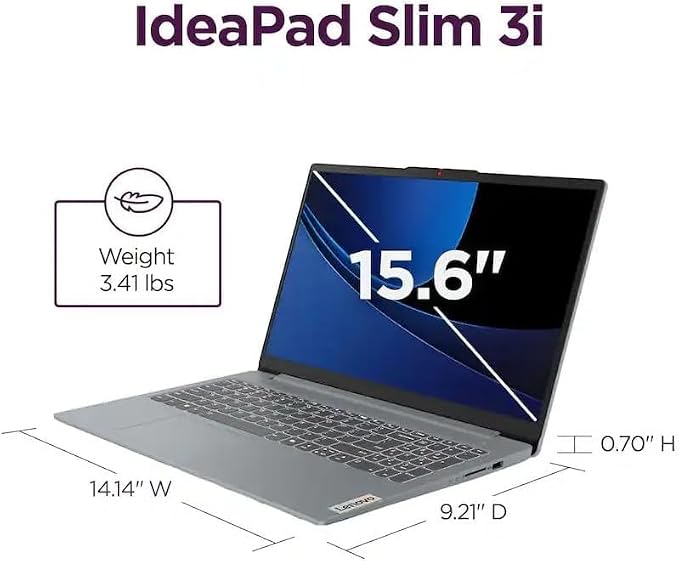 Lenovo IdeaPad Slim 3i Laptop, 15.6" FHD Display, Quad-Core Intel N150, 8GB DDR5, 128GB Storage, Windows 11 with Microsoft 365, Dolby Audio, Numeric Keypad, Lightweight - Image 6