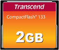 Transcend CF133 CompactFlash Memory Card 2GB, DSLRs Camera Card, MLC NAND Flash by Transcend