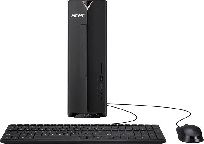 Acer Aspire SFF 8L Desktop Computer | Intel Multi-Core CPU | 16GB RAM, 1TB Storage (512GB SSD+512GB External) | WiFi 6E | Intel UHD Graphic | Wired KB & Mouse, Lifetime Office 365 for The Web - Image 9