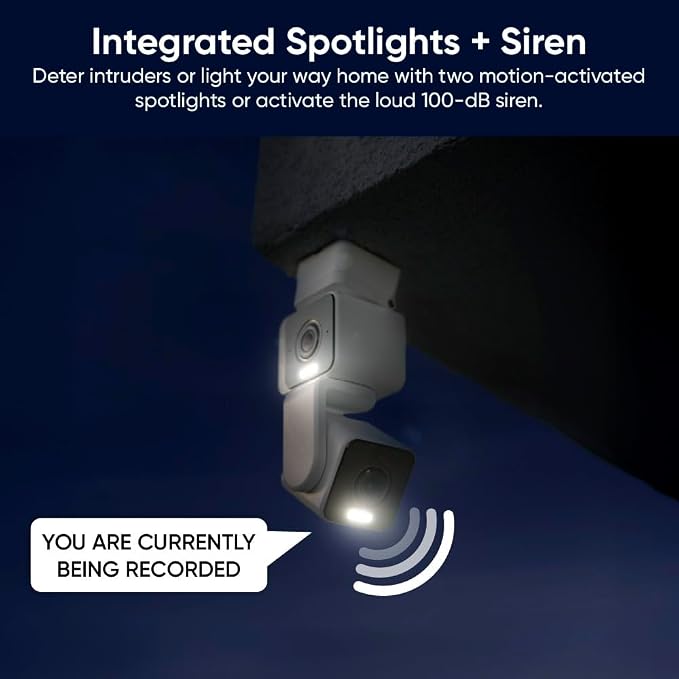 WYZE Duo Cam Pan Indoor/Outdoor IP65 2K 360° Pan/Tilt Smart Home Security Camera - Image 6