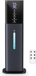 Humidifiers Large Room Bedroom with 7 Colors Light, 2.1Gal(8L) 3 Speed Quiet Ultrasonic Cool Mist Humidifier with 360° Nozzle, Humidity Setting, Timer,Aroma Box for Home Plant Baby Yoga Sleep (Blue) by HumidifiersLargeRoomBedroom