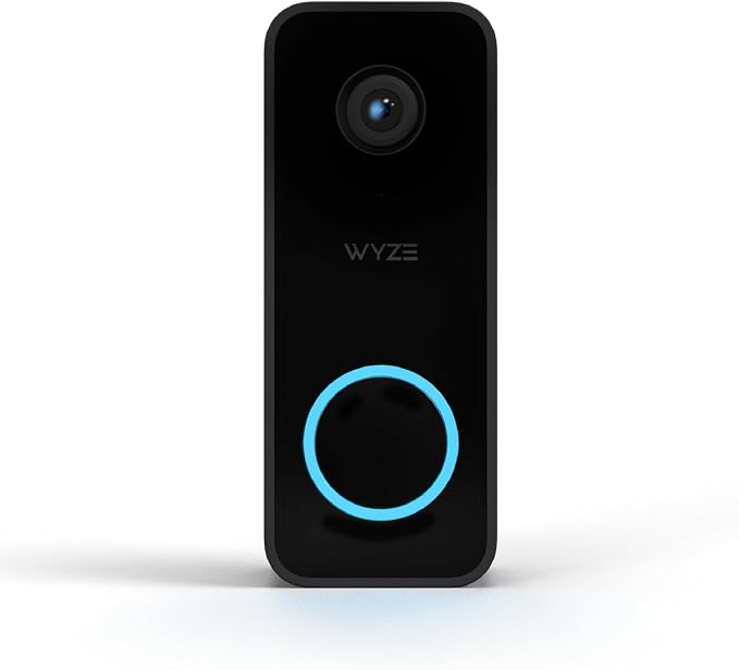 Wyze Video Doorbell v2, 2K Video, Two-Way Audio, Color Night Vision, Compatible by Amazon+Renewed