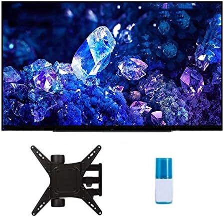Sony XR42A90K 42" 4K Bravia XR OLED High Definition Resolution Smart TV with a Walts TV Full Motion Mount for 32"-65" Compatible TV's and Walts Screen Cleaner Kit (2022) by Unknown