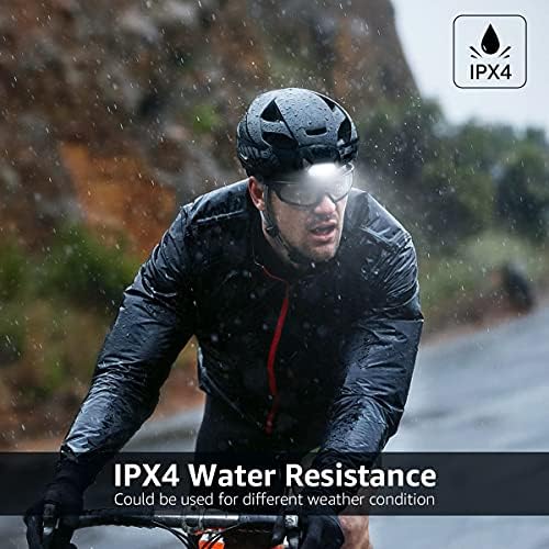 Lepro Headlamp Battery Powered Waterproof LED Headlight 2 Pack - Black - Image 6