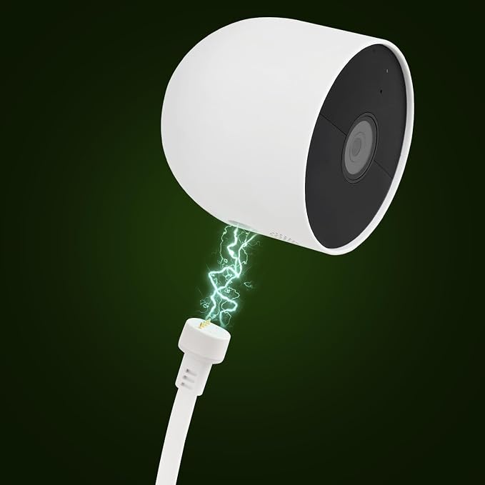 Power Cable with Adapter Compatible with Google Nest Cam Outdoor or Indoor - Image 3