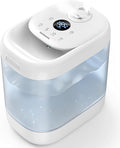 Homvana Humidifiers for Bedroom, 5L Super Easy to Clean Top Fill Auto Adapt Cool Mist Humidifier for Bedroom Plants Baby Kids for Home (Never Leaking Design), Quiet 40H Runtime, Essential Oil Diffuser by Homvana