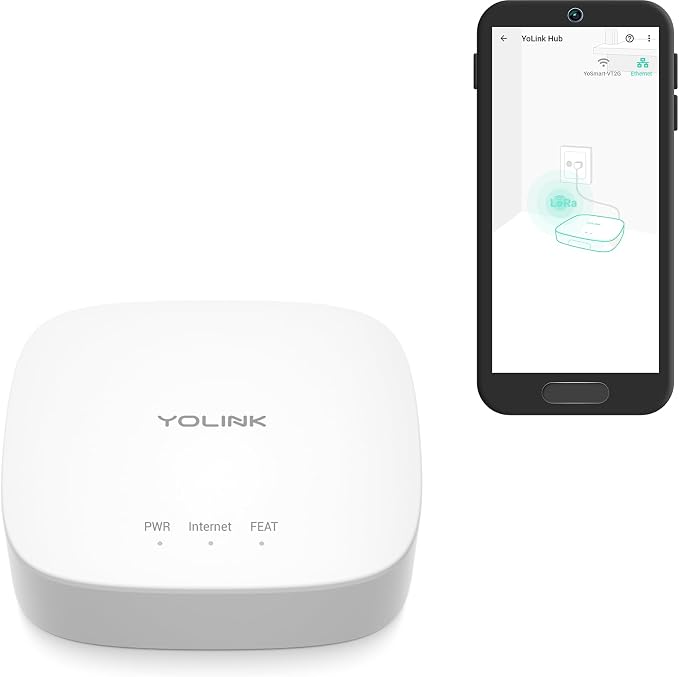 YoLink Hub, 1/4 Mile Super Long Range Smart Hub LoRa Enabled Smart Home by YoLink