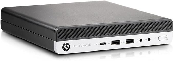 HP Micro Desktop Computer 800 G3 Elitedesk Mini Business PC, Intel Core i5-6500T,16GB DDR4, 512GB SSD,WiFi Type-C Port, New Wired Keyboard Mouse, Windows 11 Pro (Renewed) - Image 3