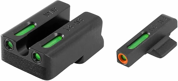 Truglo TFX PRO Handgun Sight, Glowing Shock Proof Tritium and Fiber Optic Night by TruGloInc-Sports