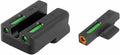 Truglo TFX PRO Handgun Sight, Glowing Shock Proof Tritium and Fiber Optic Night by TruGloInc-Sports