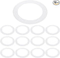 PATIKIL 5" ID 7.5" OD Plastic Trim Ring, Translucent Matte White by PATIKIL