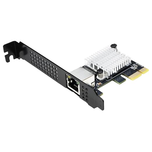 IO CREST Single Port 10 Gigabit Ethernet PCI-e x1 Network Card RTL8127 Chipset by IOCrest