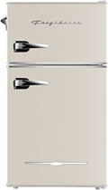 Frigidaire EFR840-Cream EFR840 Retro Mini Fridge with Freezer & Side Bottle Opener-Small 2 Door Refrigerator for Office Bar or College Dorm Room-3.1 Cu Ft (Cream) by Unknown