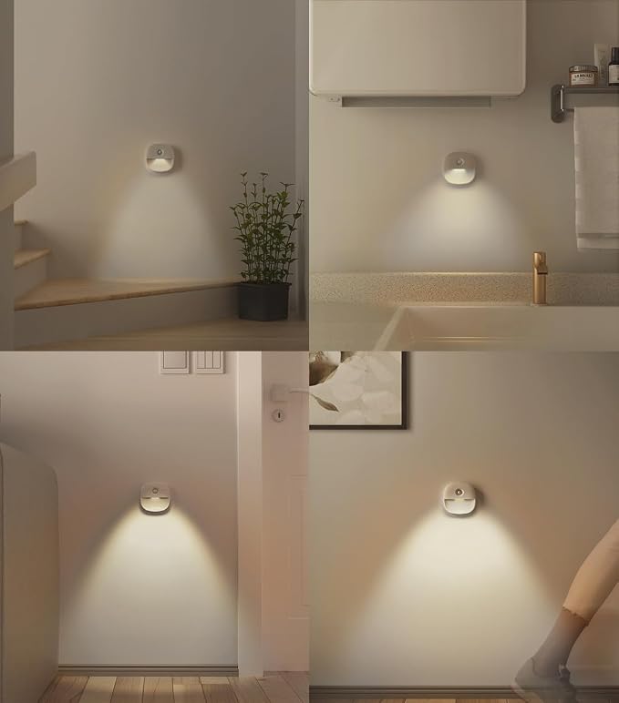 Lyridz Rechargeable Night Light, Motion Sensor Battery Nightlights, Mini - Image 6