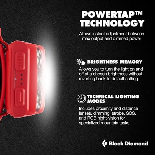 BLACK DIAMOND Storm 550 Headlamp, USB-C Rechargeable, Dimmable, Octane - Image 3