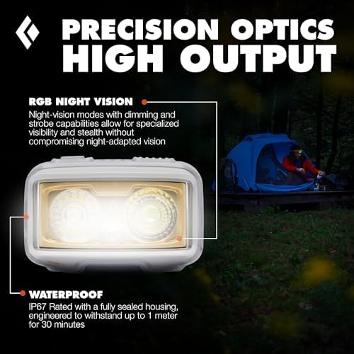 BLACK DIAMOND Storm+ 750 Headlamp, USB-C Rechargeable, Dimmable, Pewter - Image 4