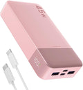 JUOVI J2621 Power Bank Portable Charger 20000mAh 45W, PD3.0 QC 4.0 Fast Charging Battery Pack with LED Display,2 USB-C,2 USB-A for iPhone 15 16, MacBook by JUOVI