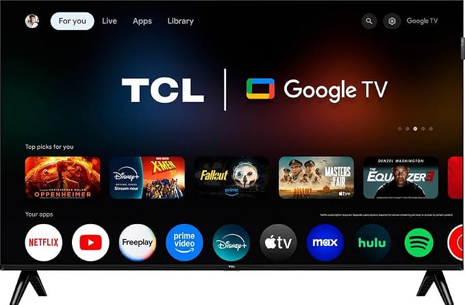 TCL 32Q3KKIT1 32 inch Q3K Series 1080P FHD QLED Smart TV Bundle HDR10, Google TV, Bluetooth Audio, Bezel-Le - Image 9