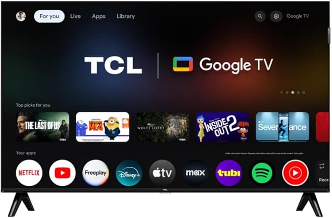 TCL 43-inch 43Q31K Class Q3K Series FHD QLED Smart Google TV Bluetooth(Renewed) by Amazon+Renewed