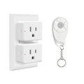 Greencycle Remote Control Outlet, Wireless Light Switch and 2 Outlet Plugs by greencycle