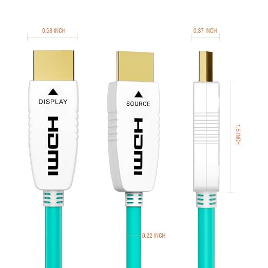 RUIPRO 8K Fiber Optic HDMI Cable 165 Feet 48Gbps 8K60Hz 4K120Hz Dynamic HDR - Image 7