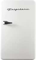 Frigidaire Retro Compact Refrigerator with Chiller, 3.2 cu ft Countertop Fridge, Built-In Bottle Opener, Rounded Corners, Premium, for Office, Bedroom, Dorm Room, Cabin, 18.5D x 20W x 31.5H (White) by Unknown