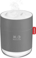 Portable Mini Cool Mist Humidifier, 500ml USB Personal Desktop Humidifier for Baby Bedroom Travel Office Home, Auto Shut-Off, 2 Mist Modes, Super Quiet, Gray by Unknown