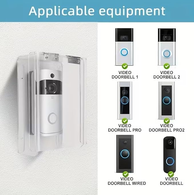 Weatherproof Outdoor Doorbell Cover – Universal Rain Shield - Image 2