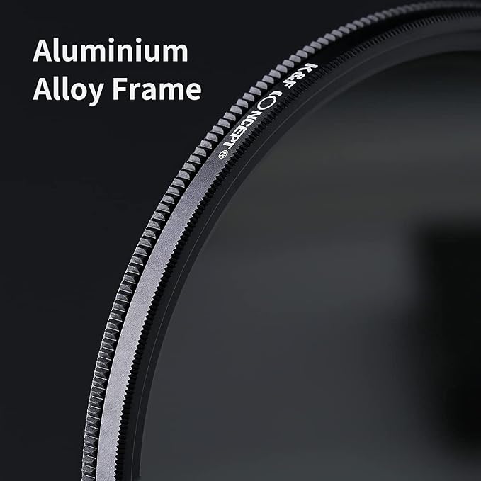 K&F CONCEPT 72mm Variable ND2-ND400 ND Lens Filter - Image 6