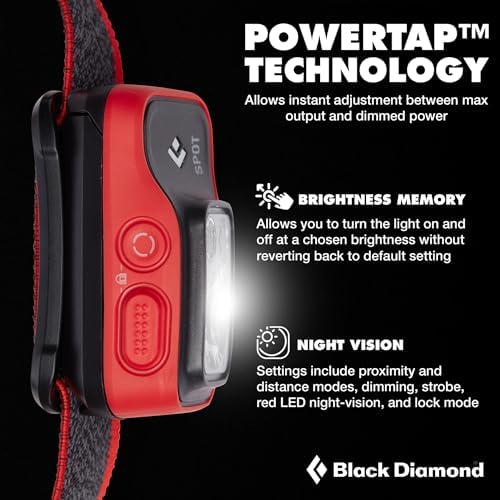 BLACK DIAMOND Spot 400 Headlamp, AAA Powered, Dimmable, Waterproof, Octane - Image 3