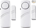 2 Pack Door Window Alarm, Home Magnetic Sensor Alarm, Home Security System Alert by Anglepingping