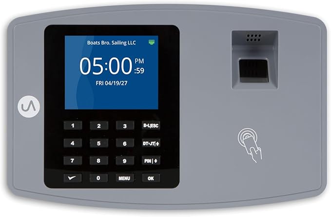 uAttend JL2500 Biometric Fingerprint Time Clock System by uAttend
