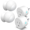 2 Pack Wireless Motion Sensor Outlet, Plug-in PIR Infrared Motion Activated by ISyncPlug