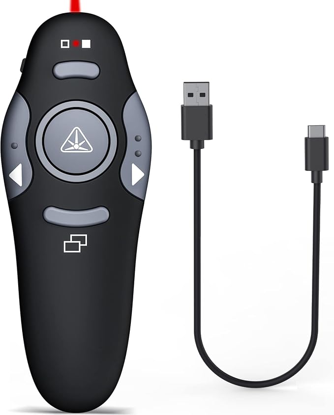 Rechargeable Presentation Clicker by HEYLACOOLX