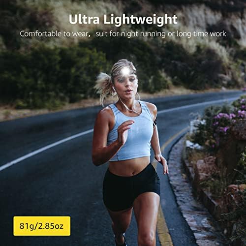 Lighting EVER LED Headlamp Rechargeable IPX4 Waterproof Headlight 2 Pack - Image 5
