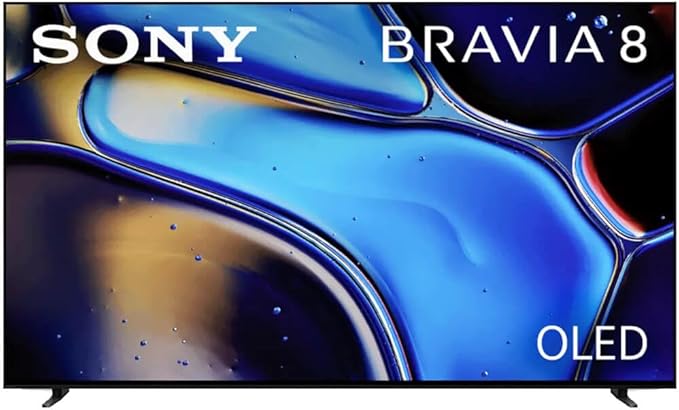 Sony - 65" Class BRAVIA 8 OLED 4K UHD Smart Google TV - K65XR80C (Renewed) by Amazon+Renewed