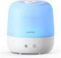 Clarston 2L Cool Mist Humidifier for Bedroom with 360° Adjustable Nozzle, High and Low Mist Levels, Ultra-Low Noise, Light-Off, No BPA, Auto Shut Off, Ideal Baby Humidifier with Easy Top Filling by Clarston