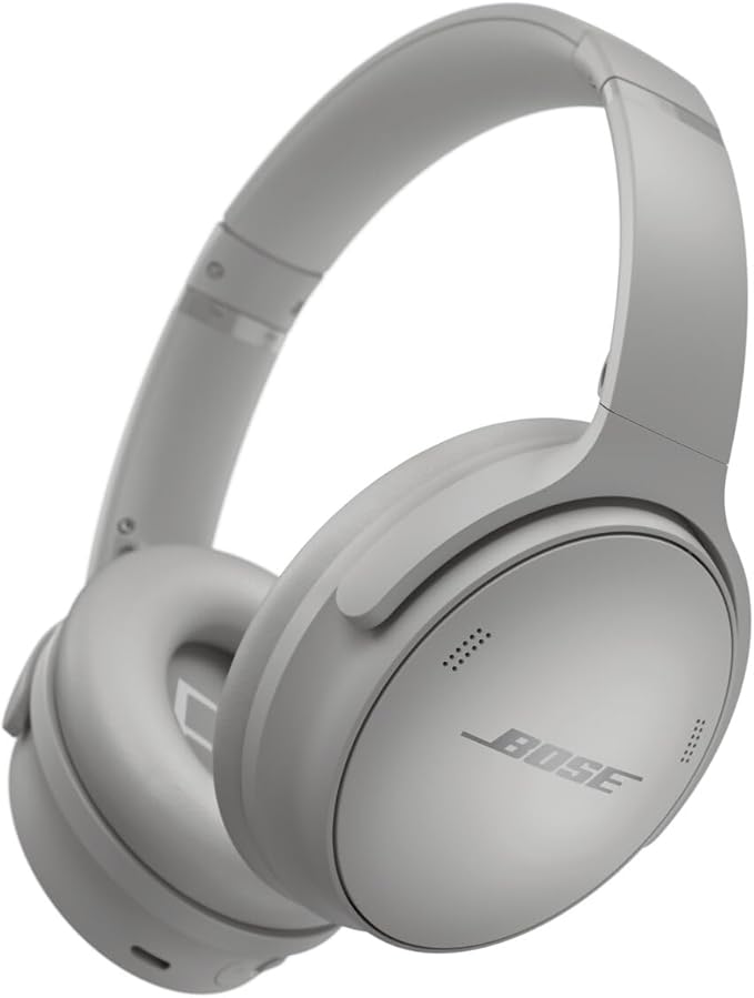 Bose QuietComfort Headphones - Wireless Bluetooth Headphones, Active Over Ear Noise Cancelling and Mic, USB-C Charging, Deep Bass, Up to 24 Hours of Playtime, Moonlight Grey - Limited Edition Color by Unknown