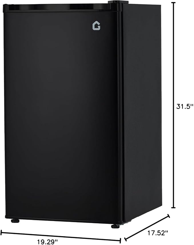 3.2 Cu. Ft. Mini Fridge Freezer, Energy-Efficient, Quiet, Adjustable Shelves - Image 10