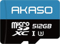 AKASO 512GB microSDXC U3 Memory Card by AKASO