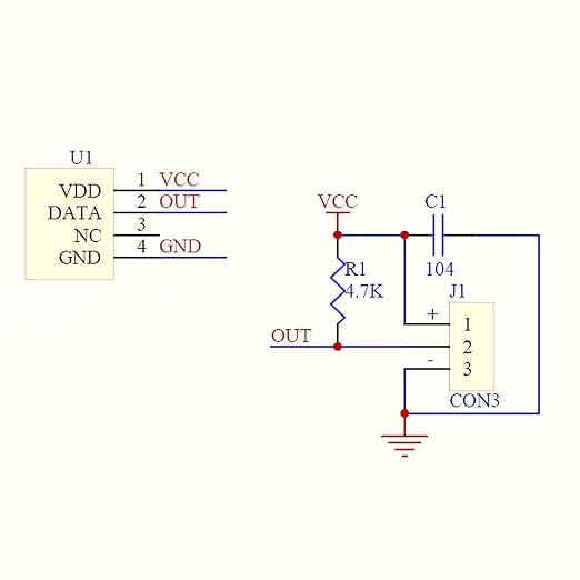 HiLetgo DHT22/AM2302 Digital Temperature and Humidity Sensor Module Temperature - Image 4